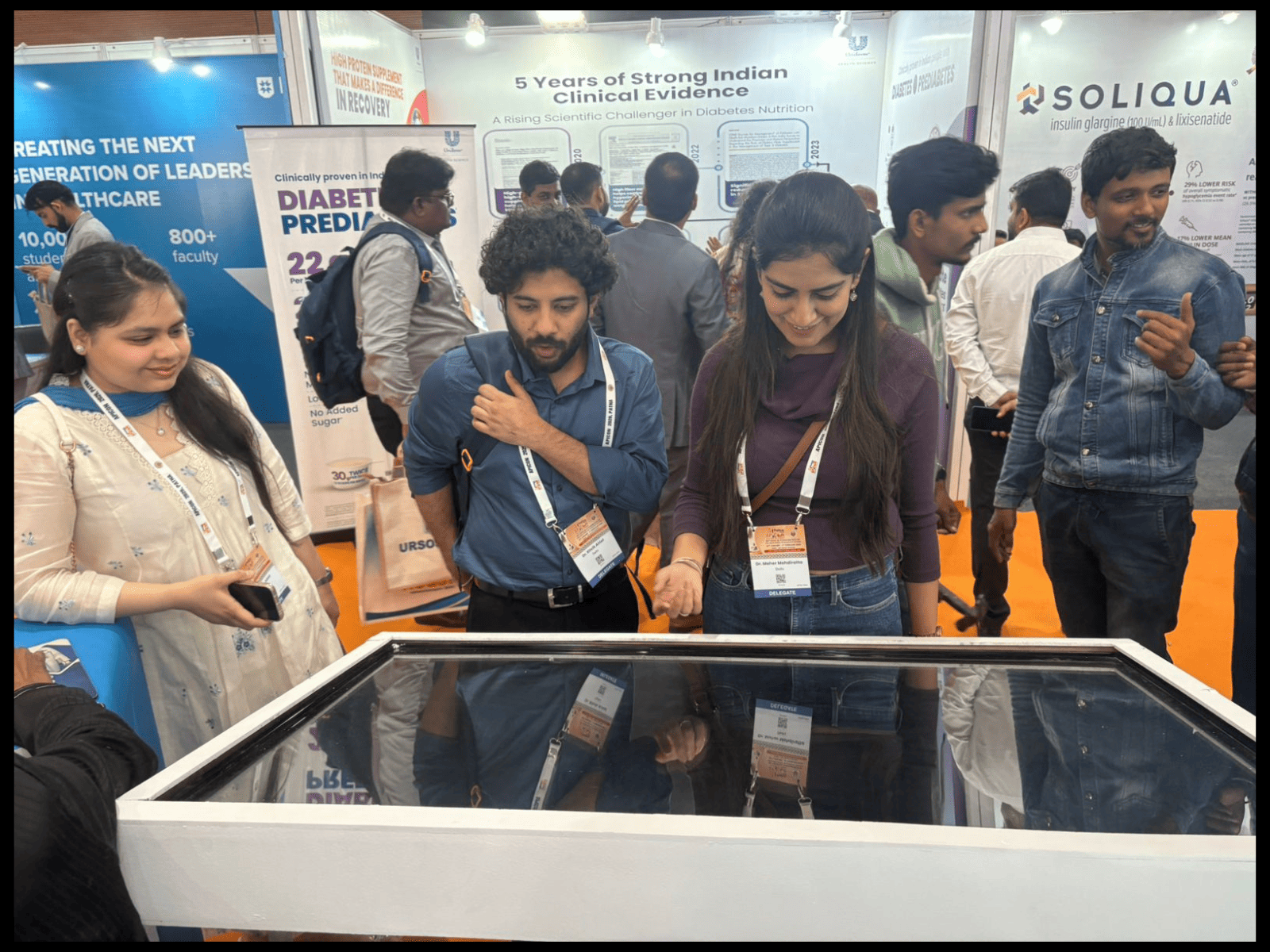 exhibition stall designed for corporate event