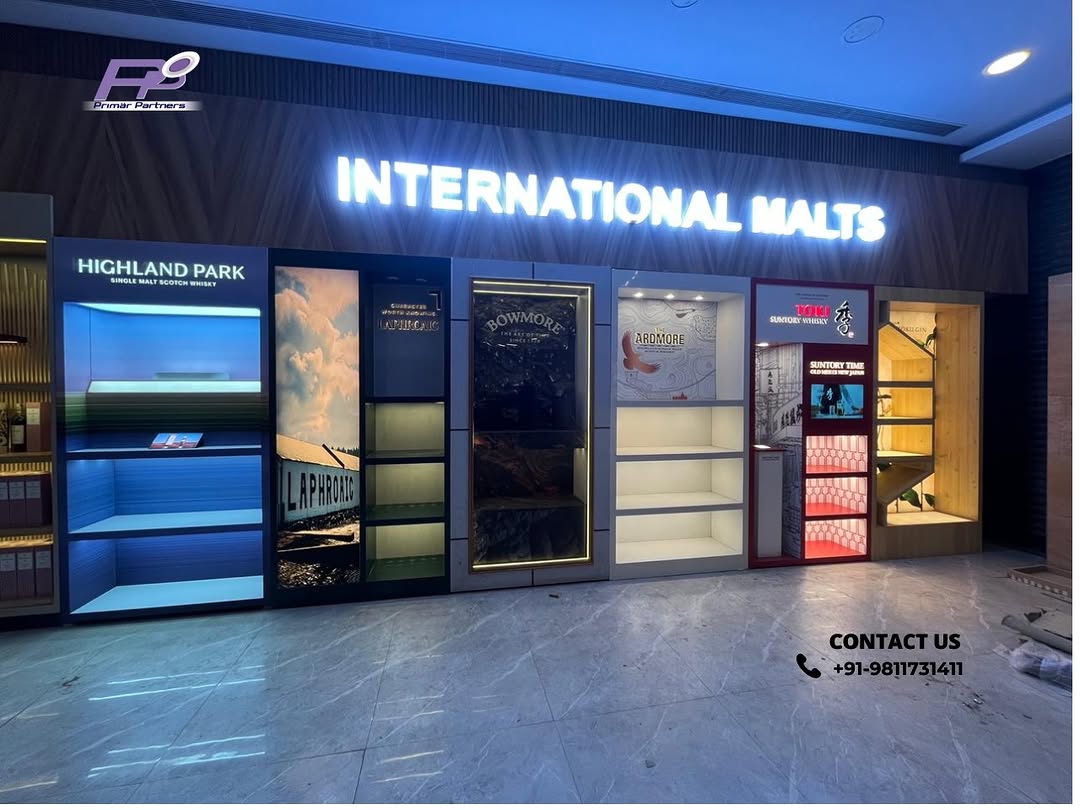 Retail store branding and visual merchandising display by Primar Partners